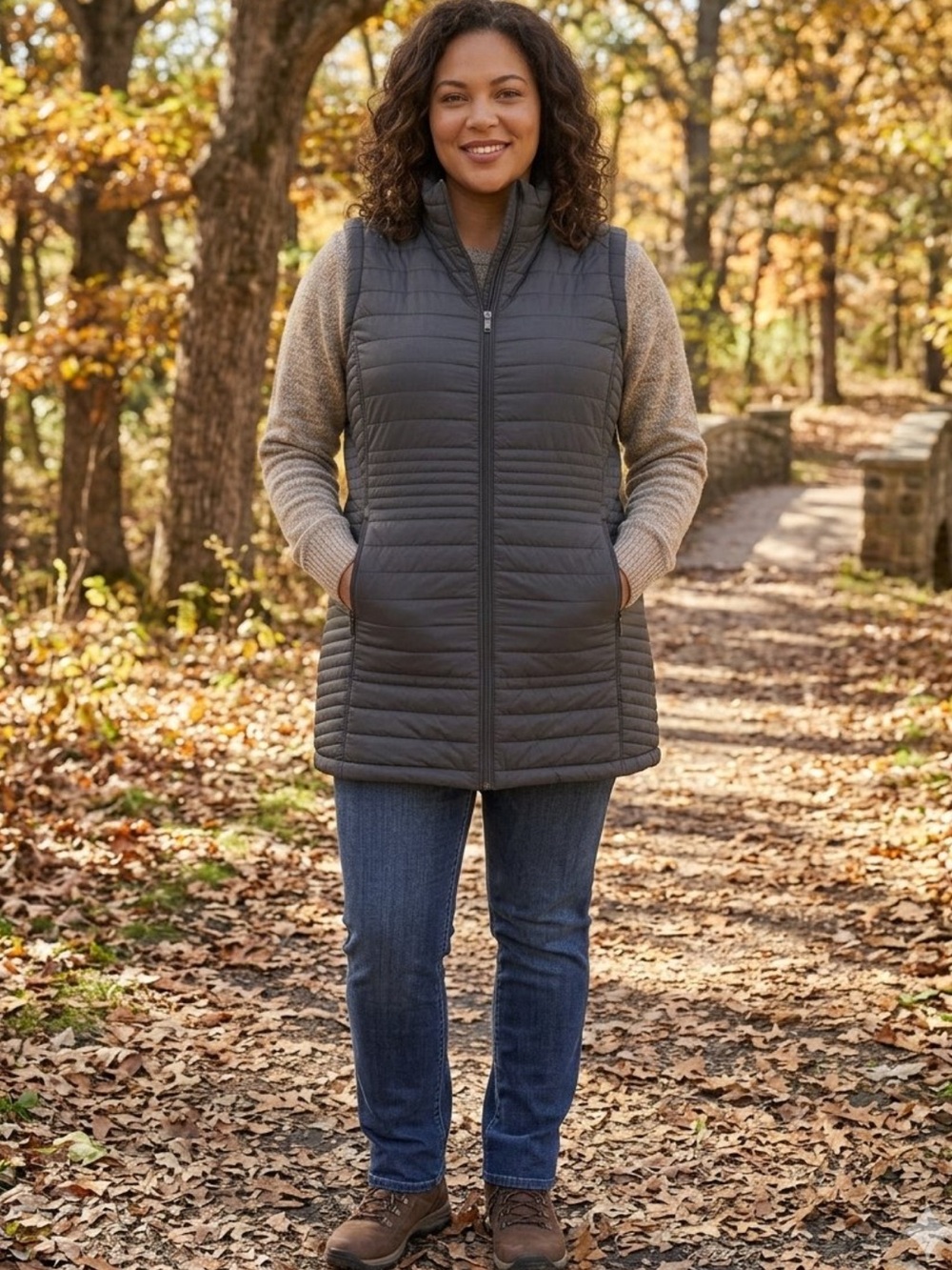 Weatherproof (the Brand is Weatherproof )Quilted Zip-Up Vest  size 2X NWOT